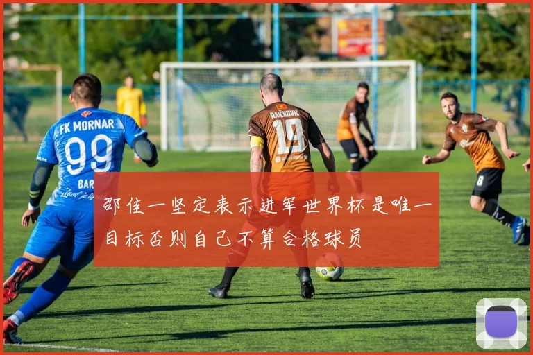 邵佳一坚定表示进军世界杯是唯一目标否则自己不算合格球员
